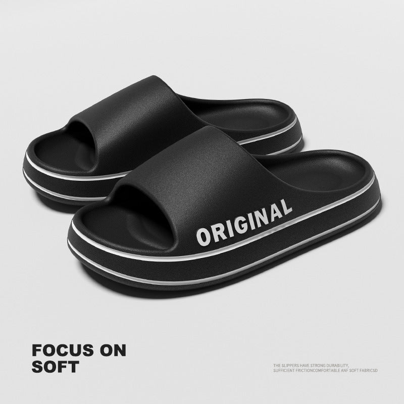 Stepping on a Pile of Poop Slippers Men's Summer Simple Outdoor Indoor Wear