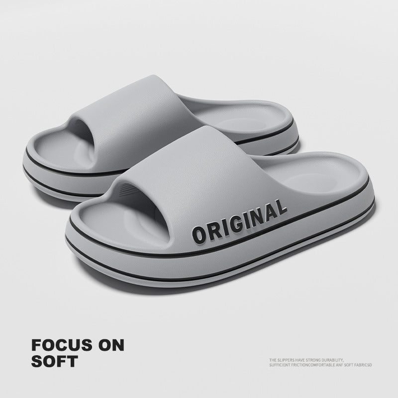 Stepping on a Pile of Poop Slippers Men's Summer Simple Outdoor Indoor Wear