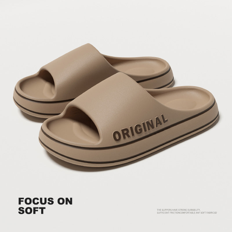 Stepping on a Pile of Poop Slippers Men's Summer Simple Outdoor Indoor Wear